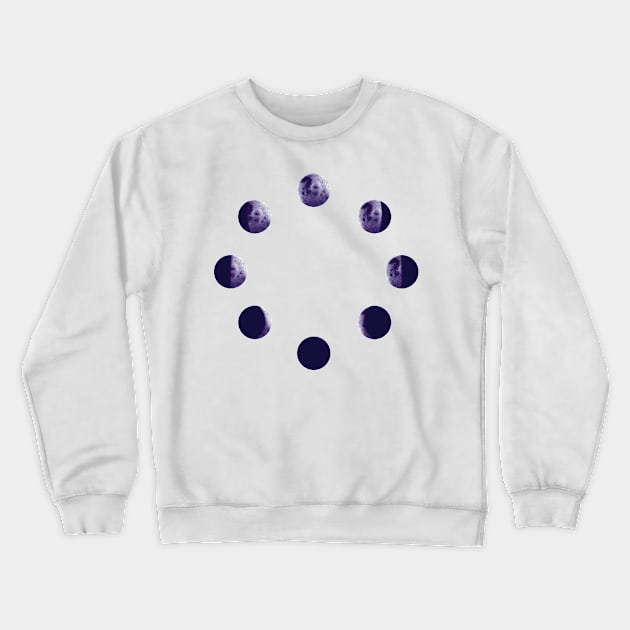 Moon Phase Crewneck Sweatshirt by Cadva